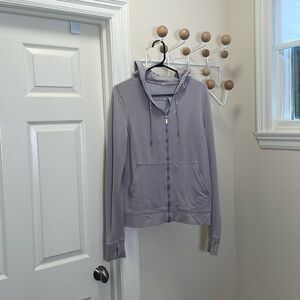 Lululemon - Long Sleeve Zip Up Hoodie - Light Purple - 10